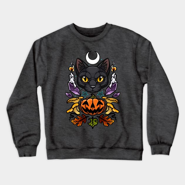 Spooky Season Crewneck Sweatshirt by theartofamberramirez